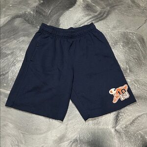 Champion Mens Dark Blue Shorts with Logo